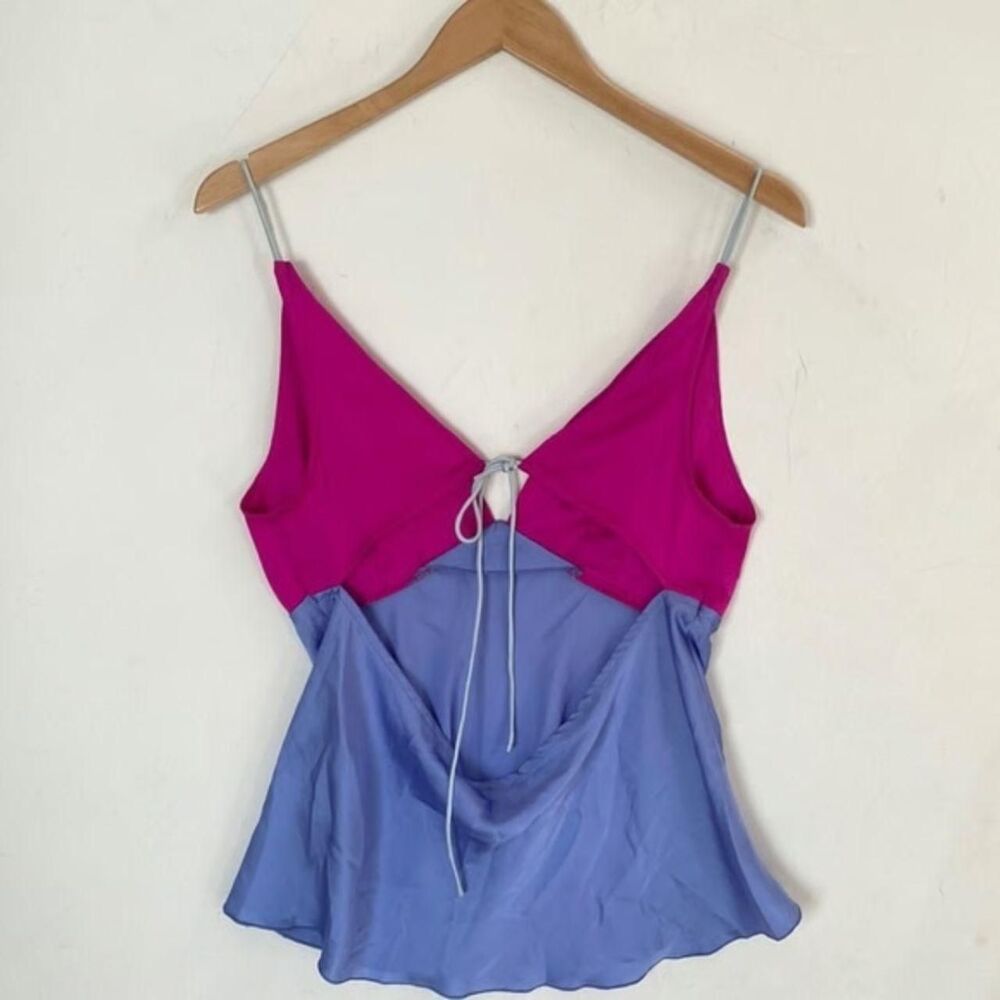 Free-people Women's Purple and Pink Blouse - Picture 3 of 4